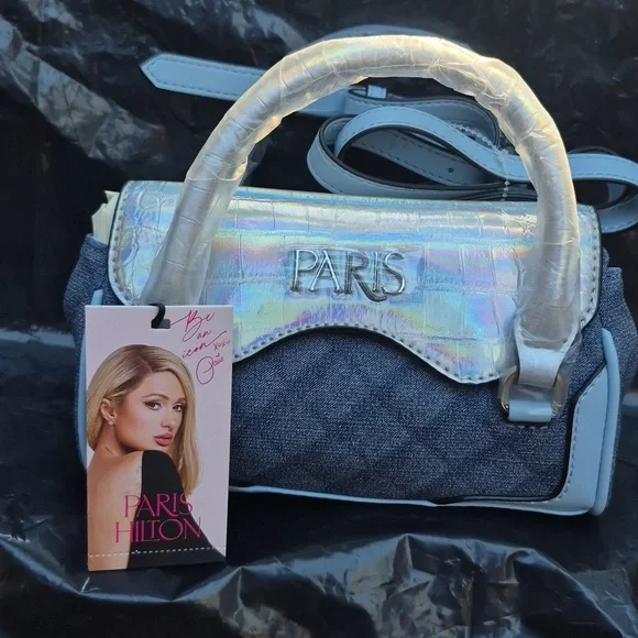 Paris Hilton Mason Mini Tote - Blue - Picture 1 of 4